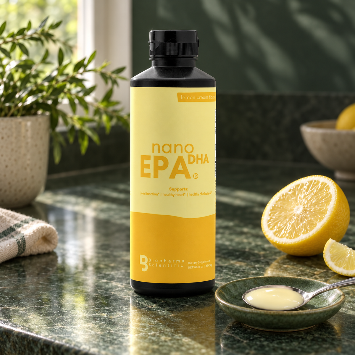 NanoEPA lemon cream daily spoonful ritual