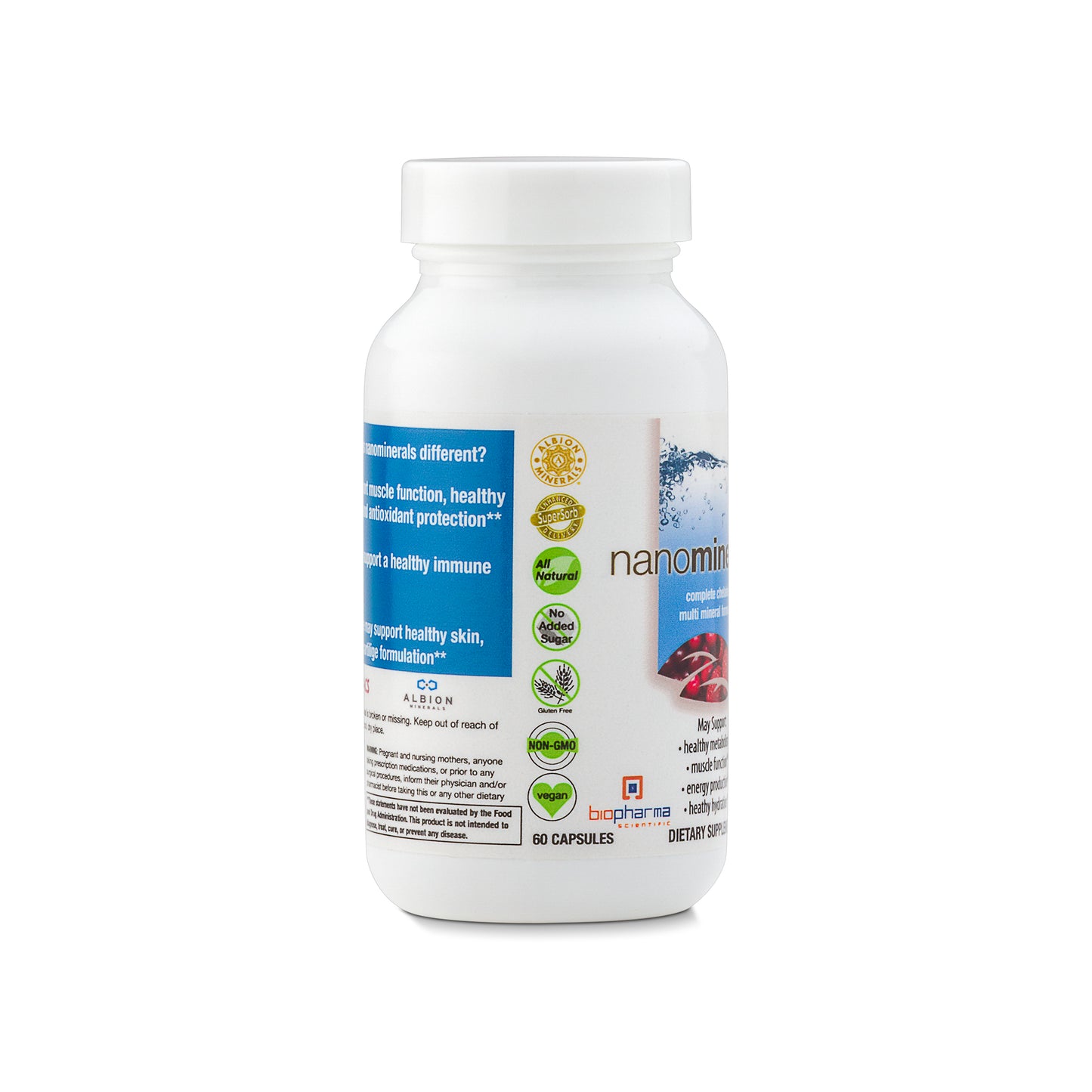 nanominerals complete chelated multi mineral supplement capsule - additional information
