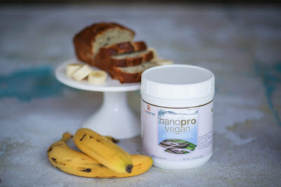 Banana Bread Made with Nanopro