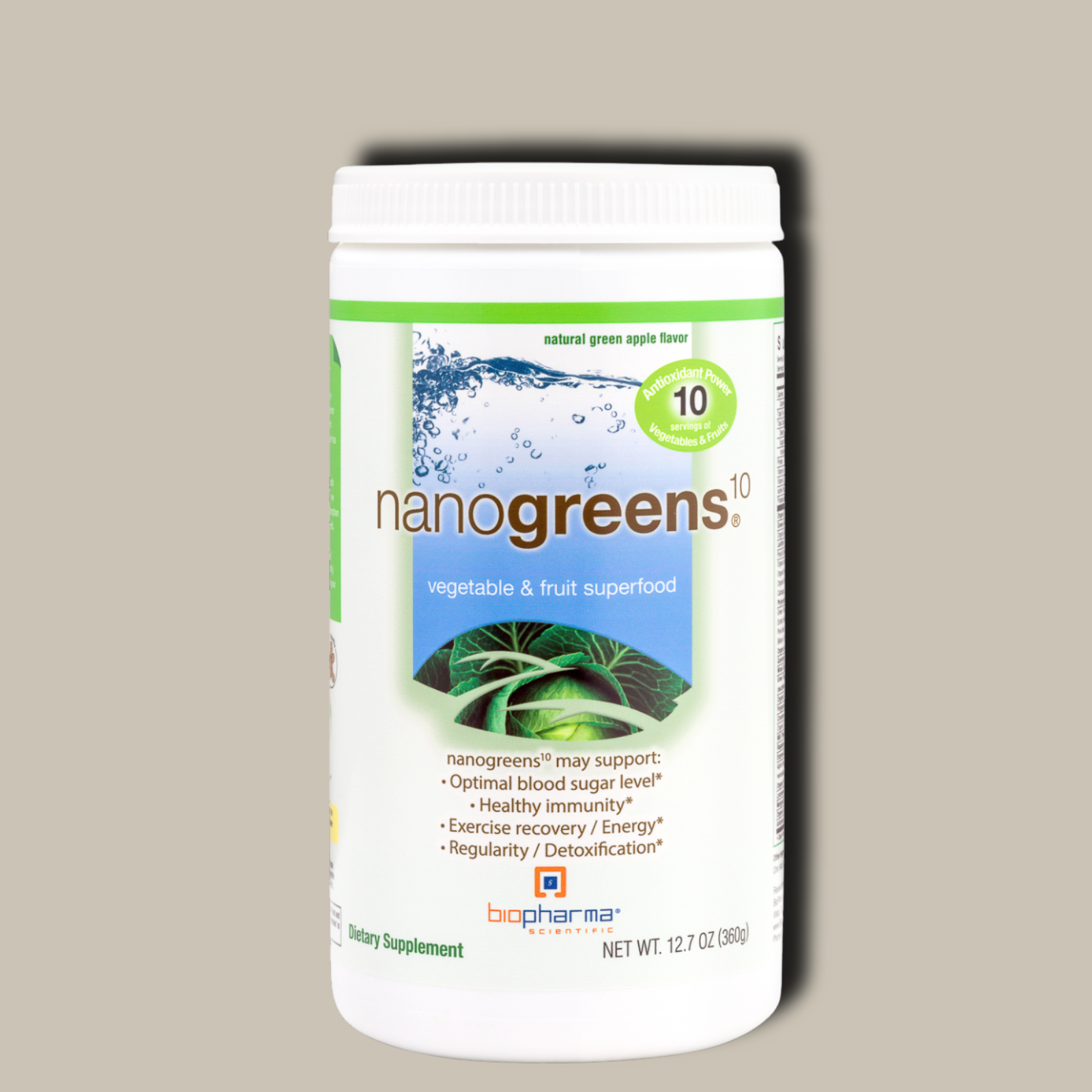 nanogreens: green apple