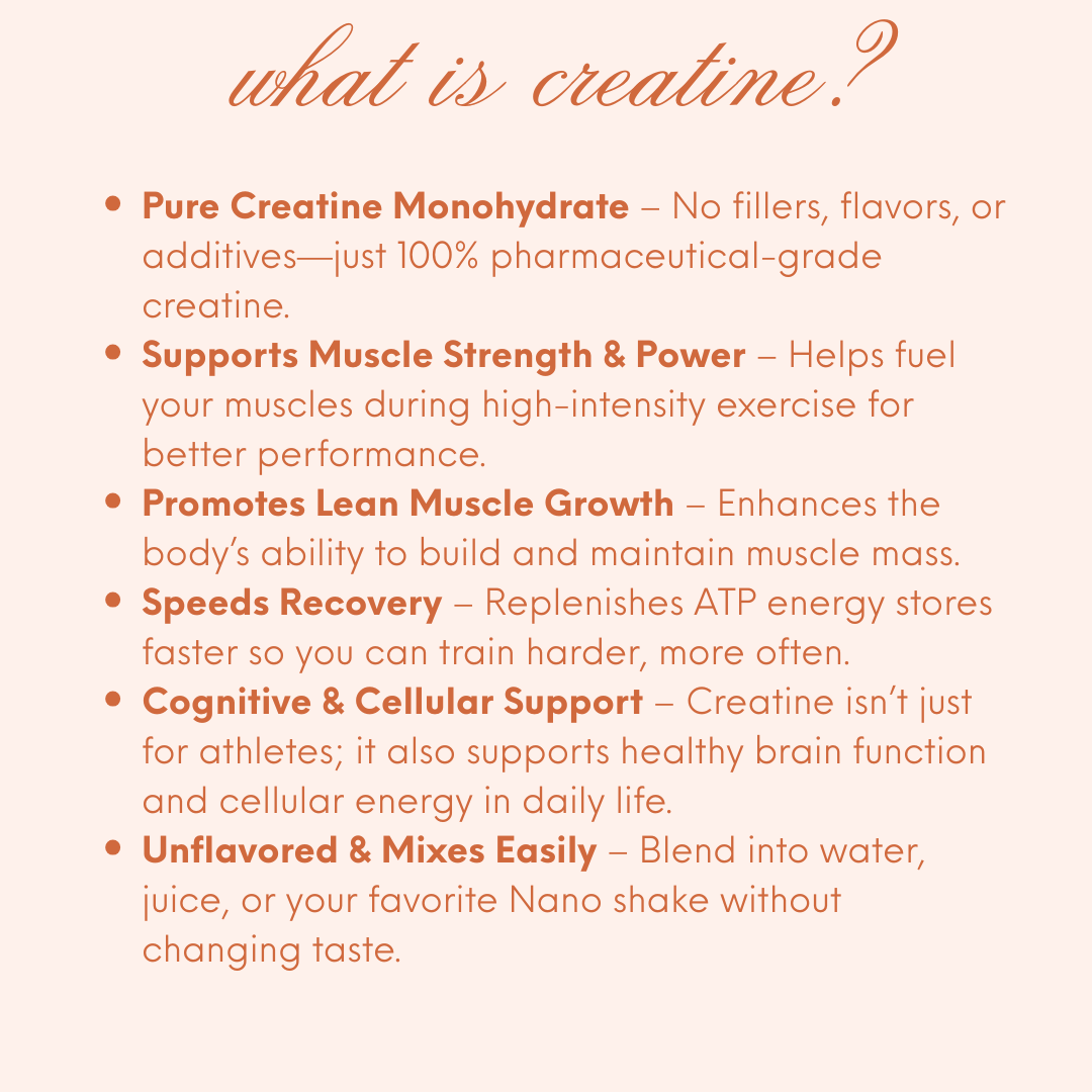 nanocreatine monohydrate: unflavored BioPharma Scientific