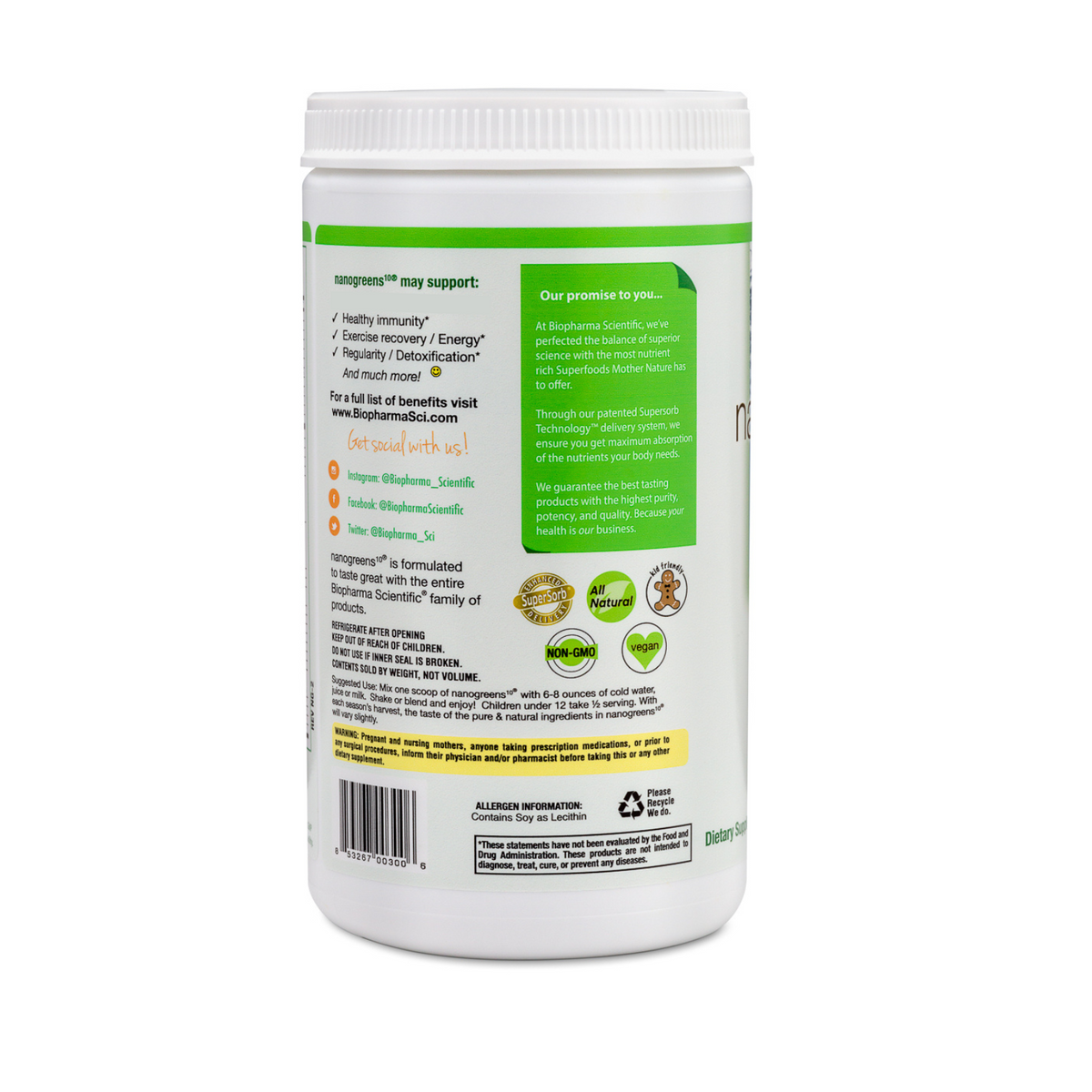 nanogreens: green apple biopharmasci