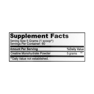 nanocreatine monohydrate: unflavored