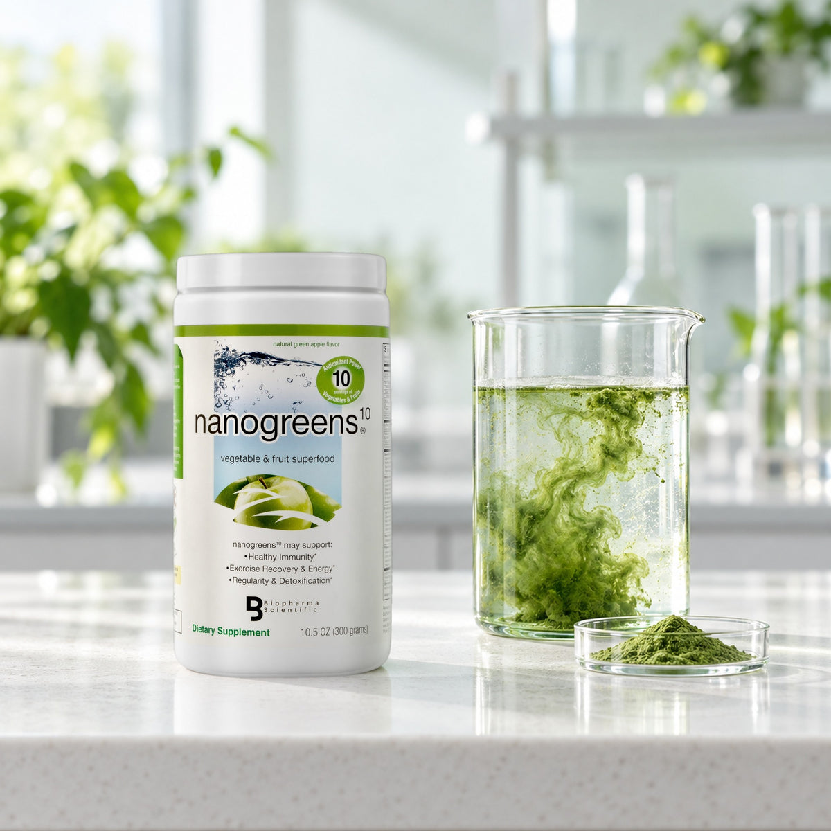 nanogreens: green apple