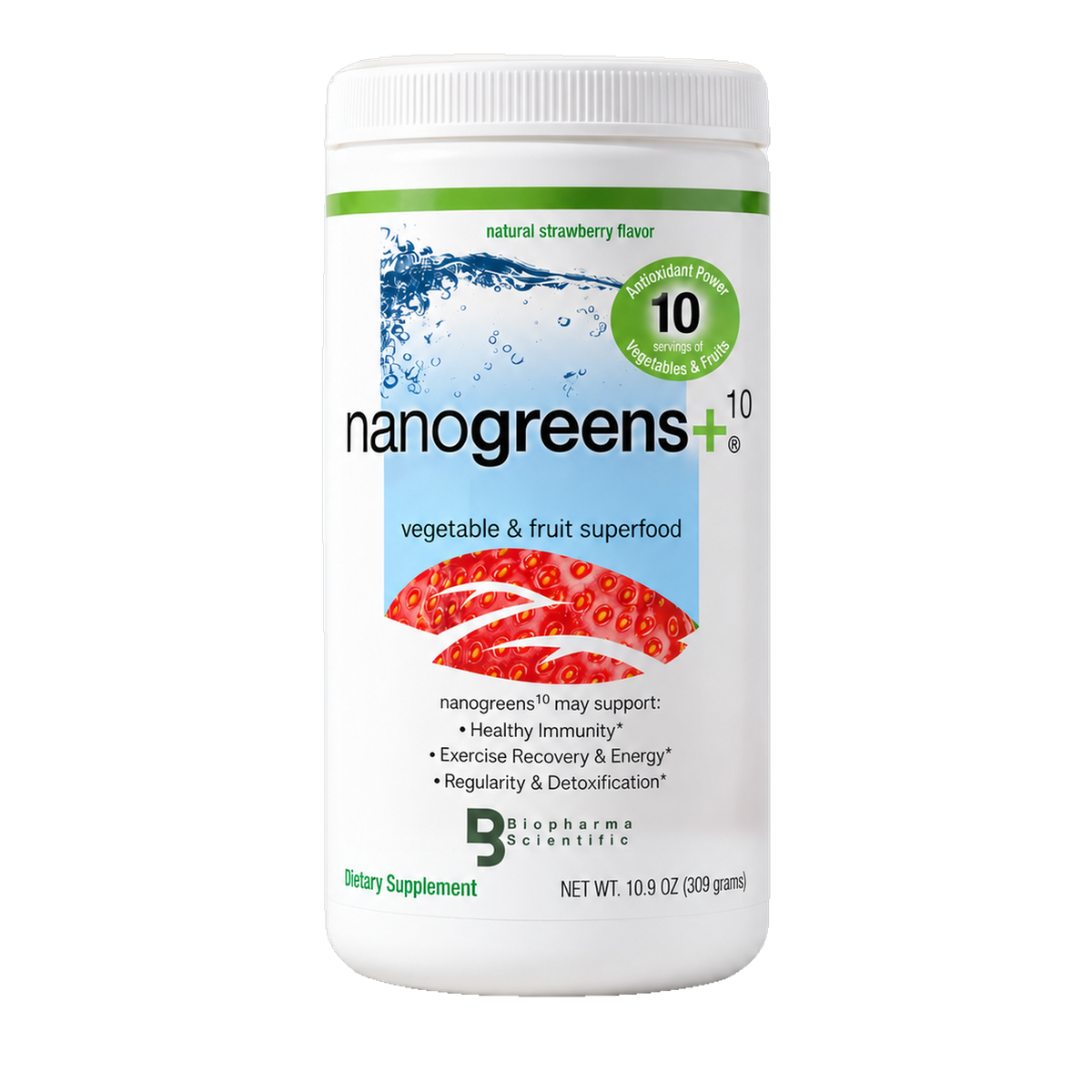 NanoGreens Strawberry tub