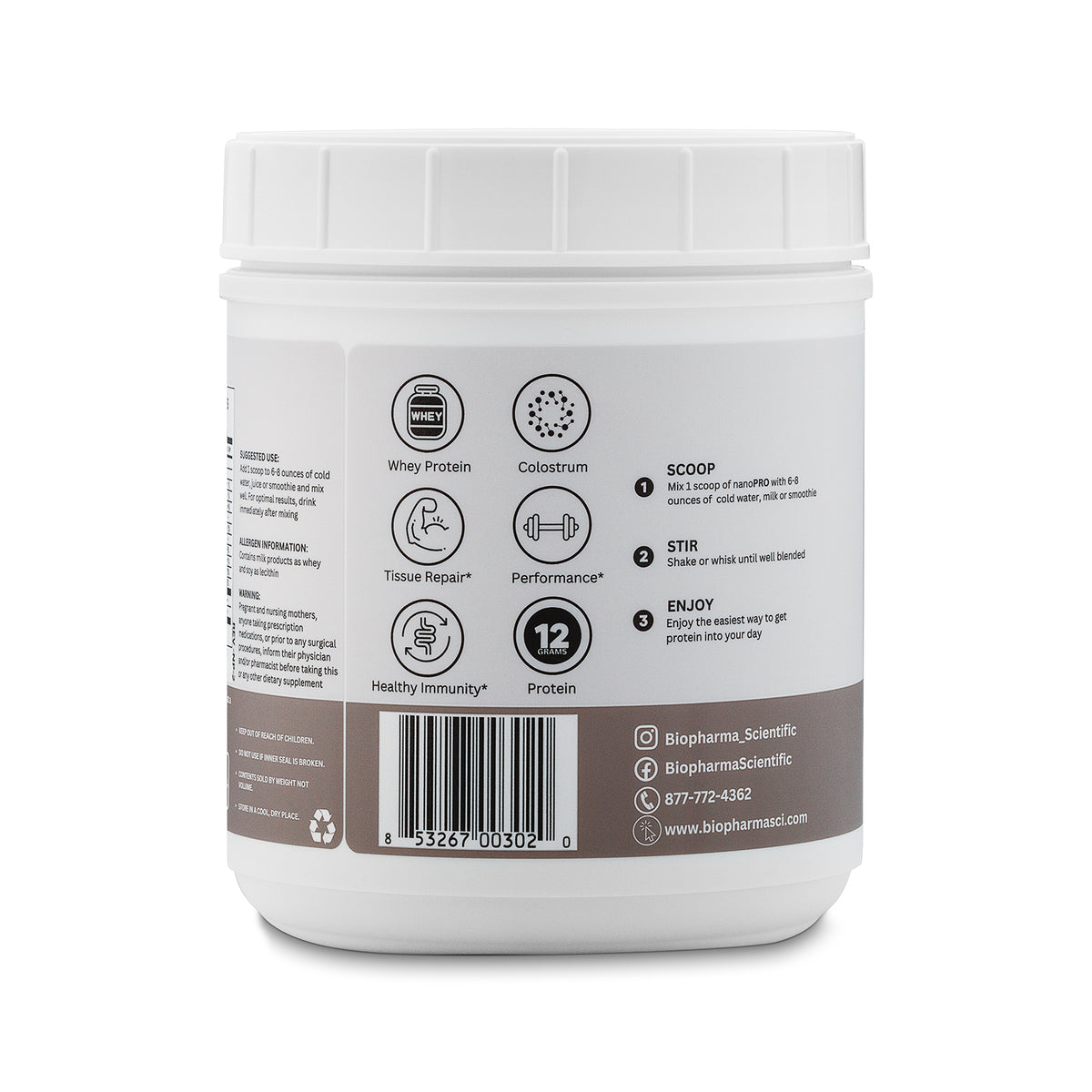 nanopro: vanilla biopharmasci