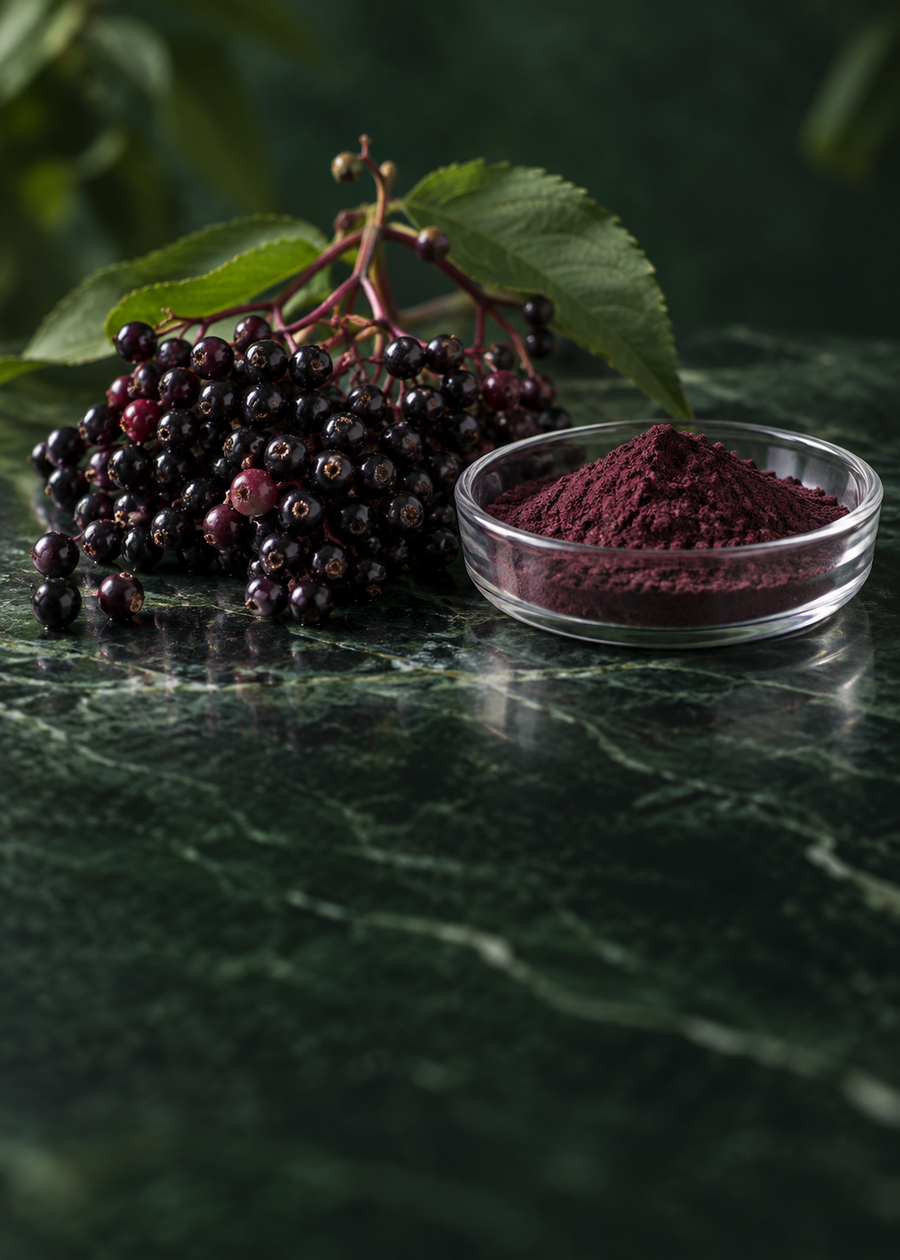 Elderberry (6% anthocyanosides)