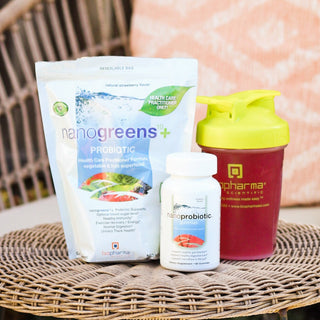 nanogreens+ probiotic: green apple biopharmasci