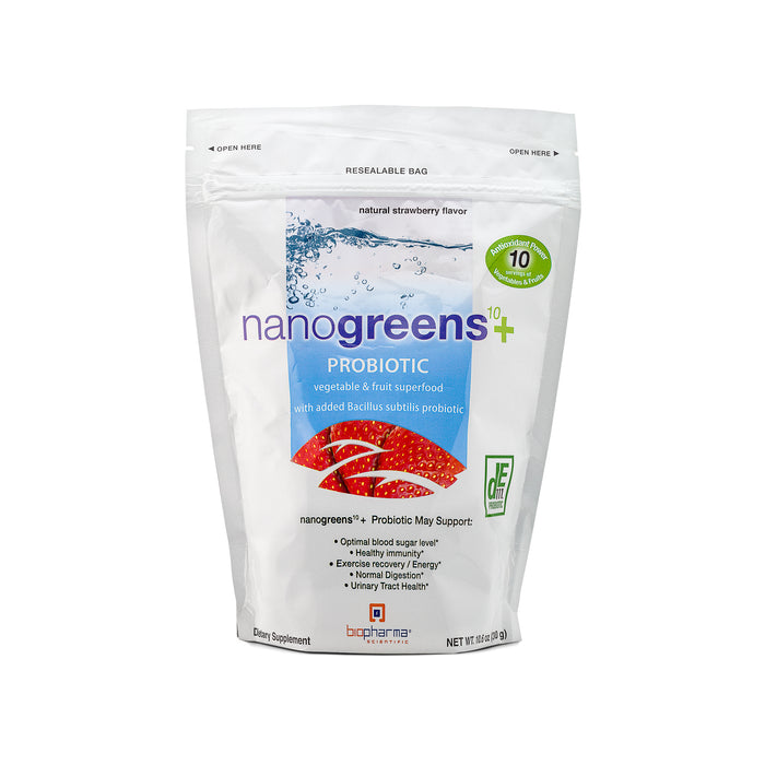 nanogreens+ probiotic: strawberry (wholesale) biopharmasci