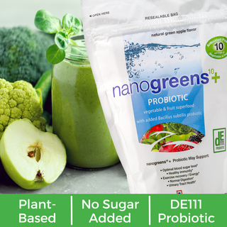 nanogreens+ probiotic: green apple biopharmasci