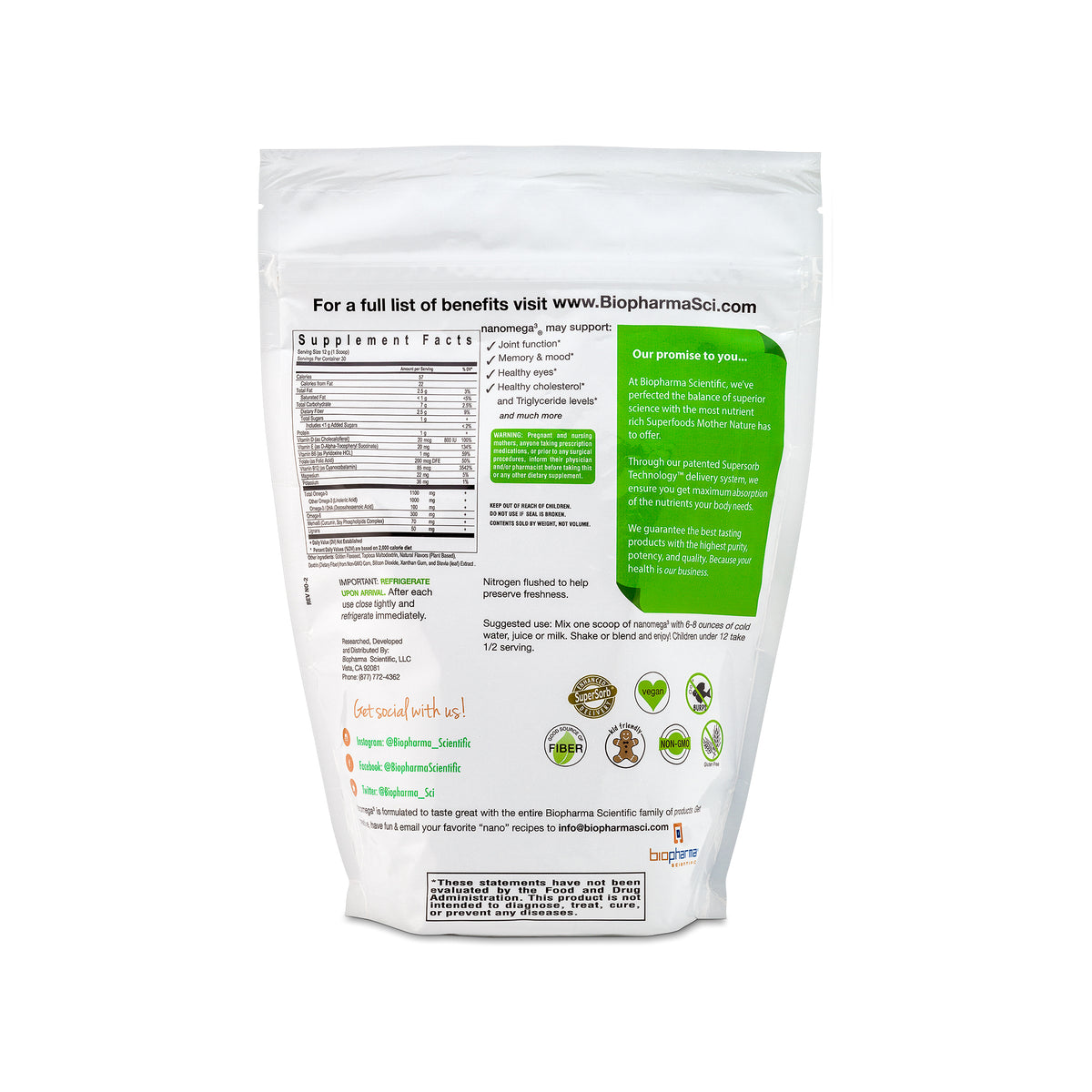 nanomega: pineapple orange biopharmasci