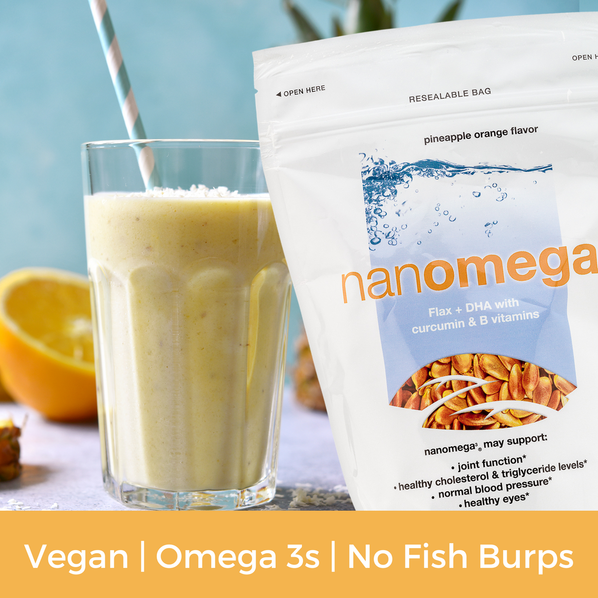 nanomega: pineapple orange biopharmasci