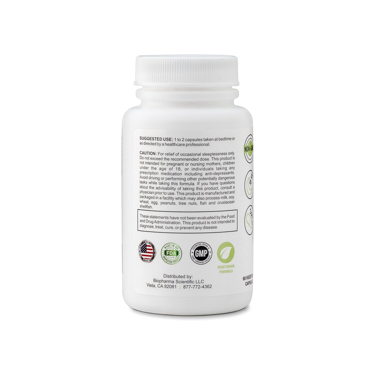 nanosnooze sleep support supplement capsule with l-theanine melatonin magnesium - additional information
